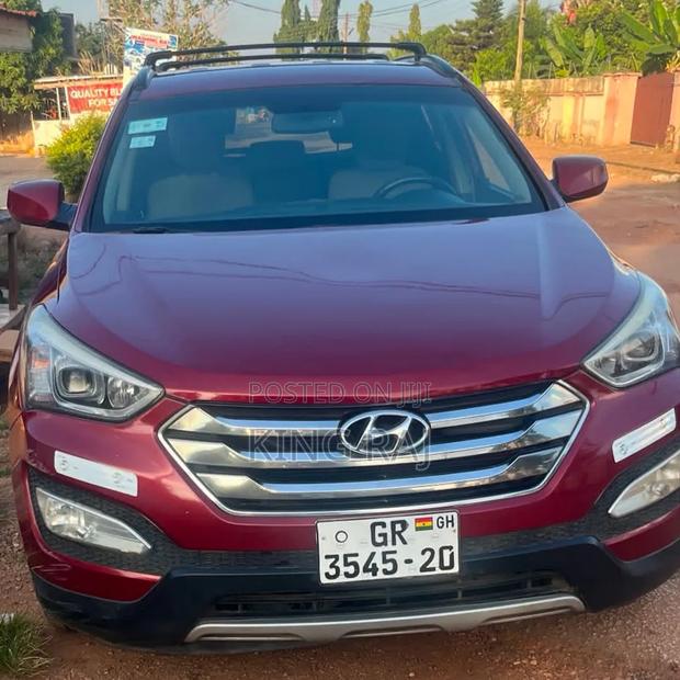 Hyundai Santa Fe 2014 Red