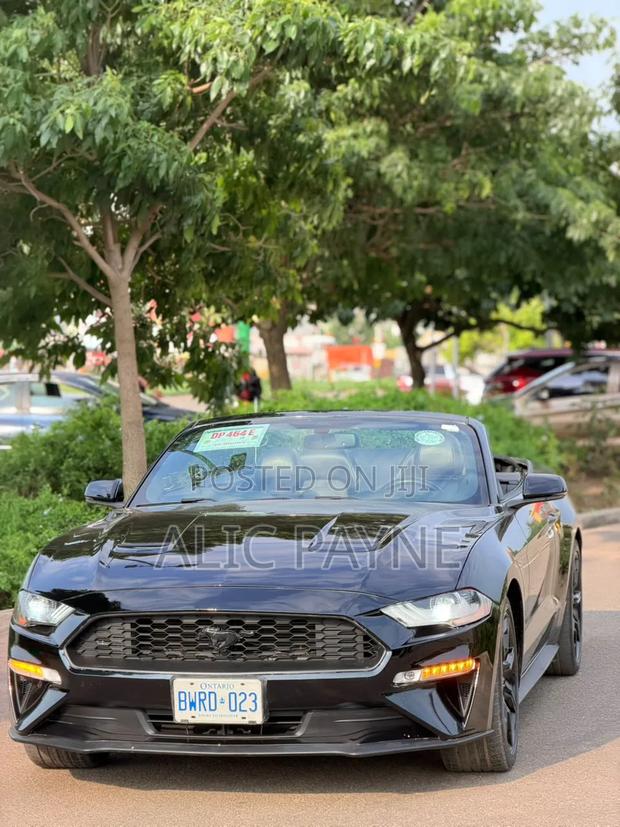 Ford Mustang EcoBoost Premium Convertible 2019 Black