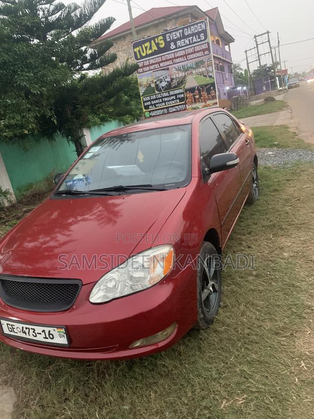 Toyota Corolla 2007 Red