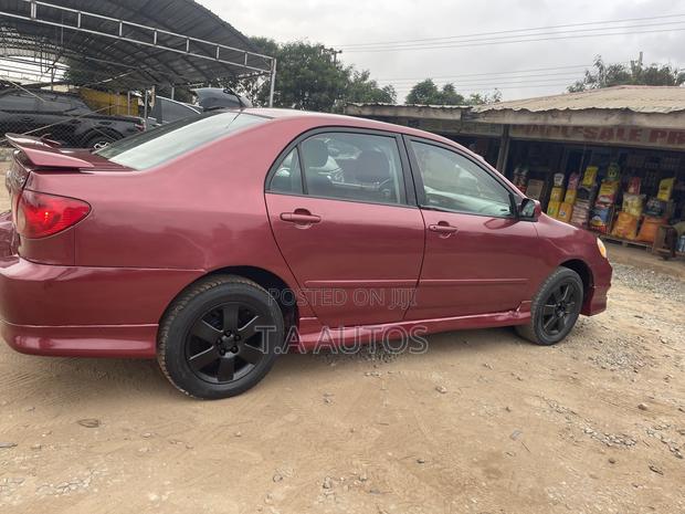 Toyota Corolla S 2007 Red