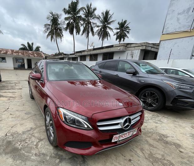 Mercedes-Benz C300 Sport 4Matic Sedan AWD (2.0L 4cyl 7A) 2017 Red