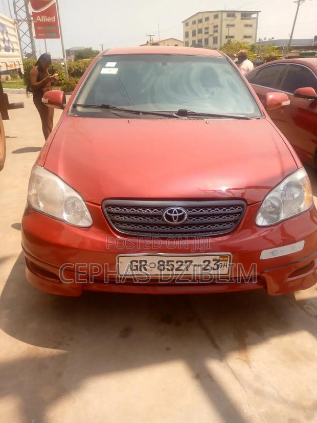 Toyota Corolla S 2007 Red