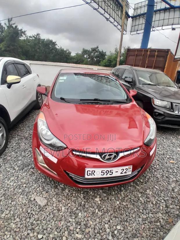 Hyundai Elantra 2013 Red