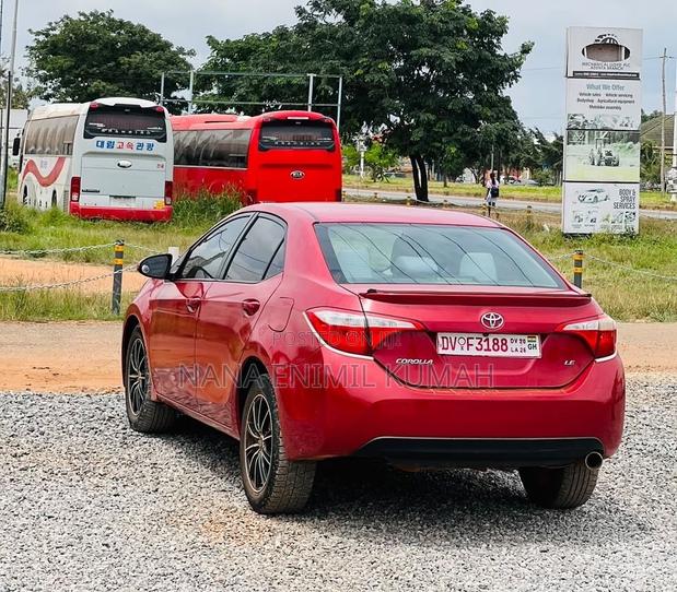 Toyota Corolla LE Premium 4dr Sedan (1.8L 4cyl CVT) 2015 Red