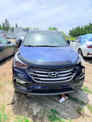 Hyundai Santa Fe Limited AWD 2017 Blue for sale