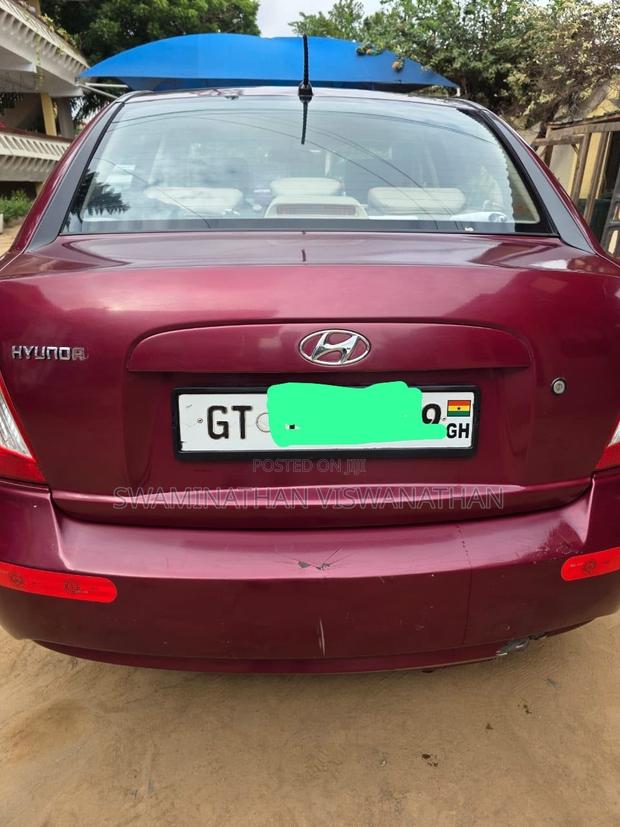 Hyundai Accent 2008 Red