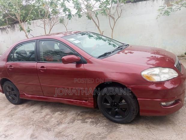 Toyota Corolla 2008 Burgundy