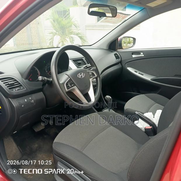 Hyundai Accent 2013 Red