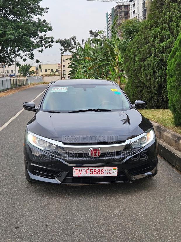 Honda Civic LX 4dr Sedan (2.0L 4cyl) 2017 Black