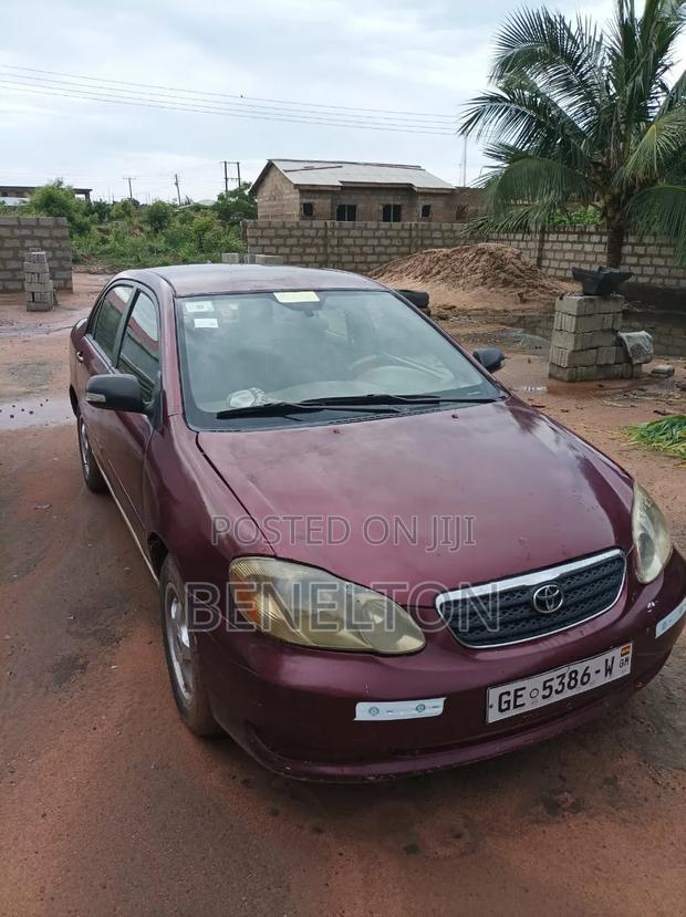 Toyota Corolla 2001 Red