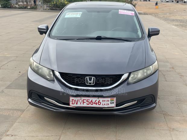 Honda Civic LX 4dr Sedan (1.8L 4cyl CVT) 2014 Gray