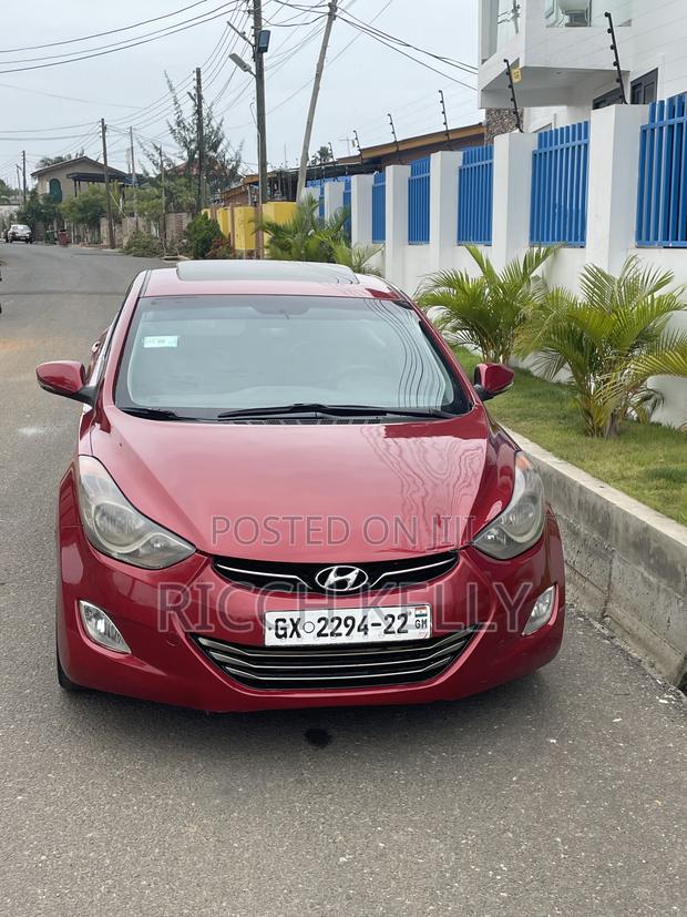 Hyundai Elantra Limited Sedan FWD (1.8L 4cyl 6A) 2013 Red
