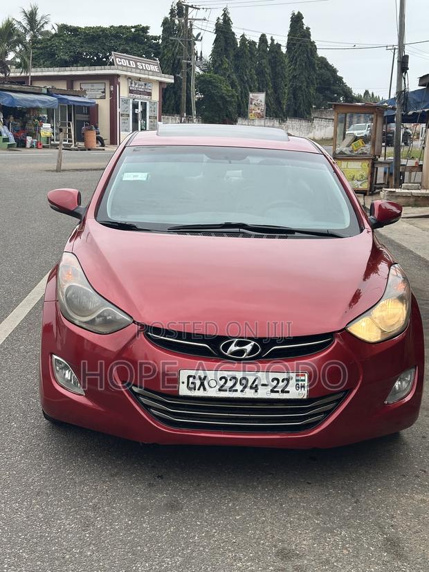 Hyundai Elantra Limited Sedan FWD (1.8L 4cyl 6A) 2013 Red