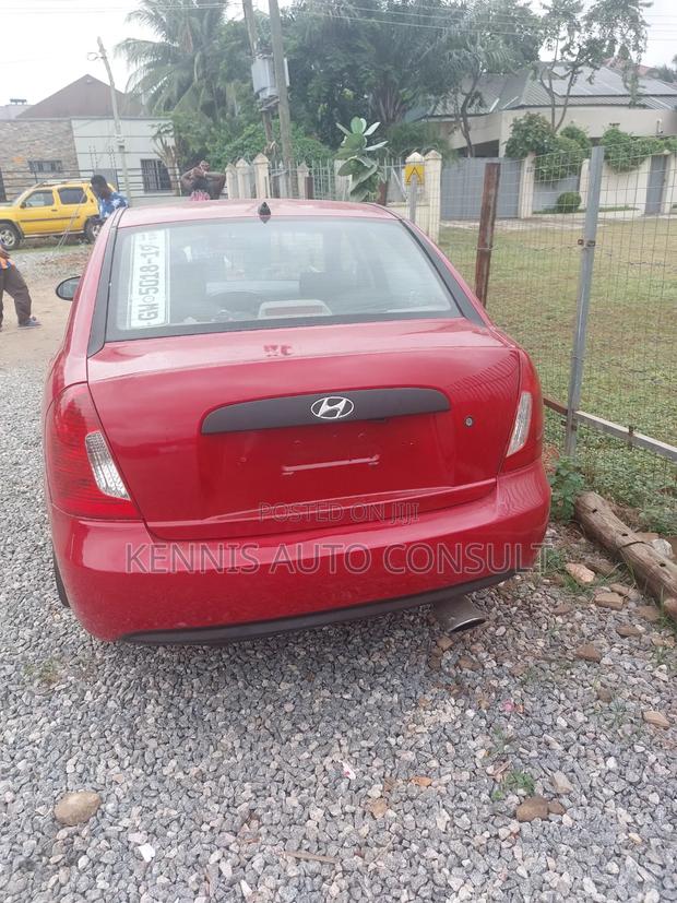 Hyundai Accent 2008 Red