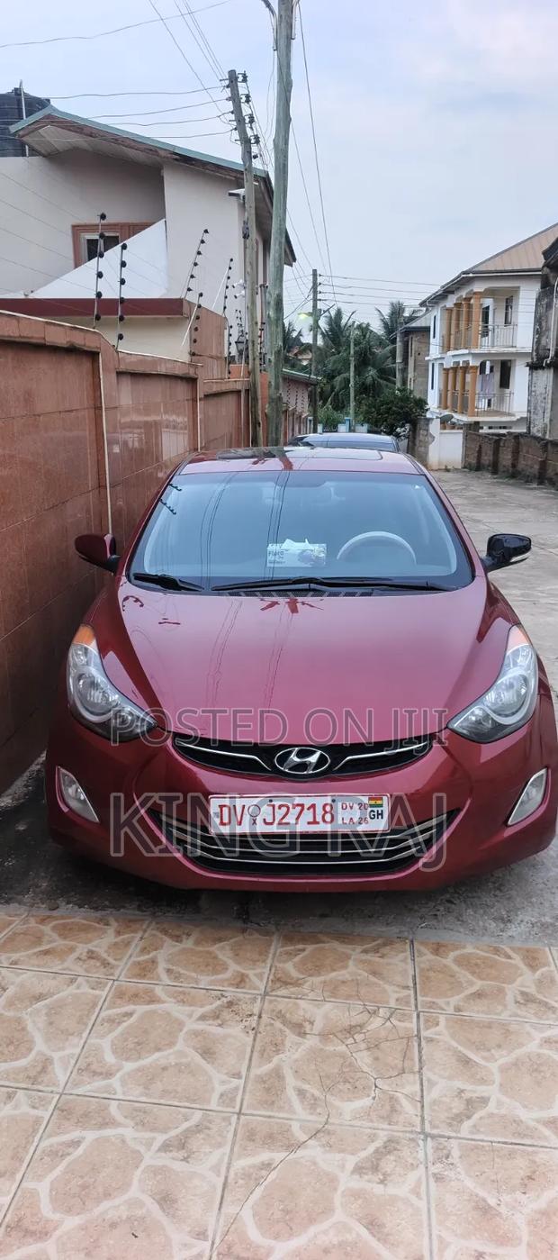 Hyundai Elantra Limited 4dr Sedan (1.8L 4cyl 6A) 2014 Red