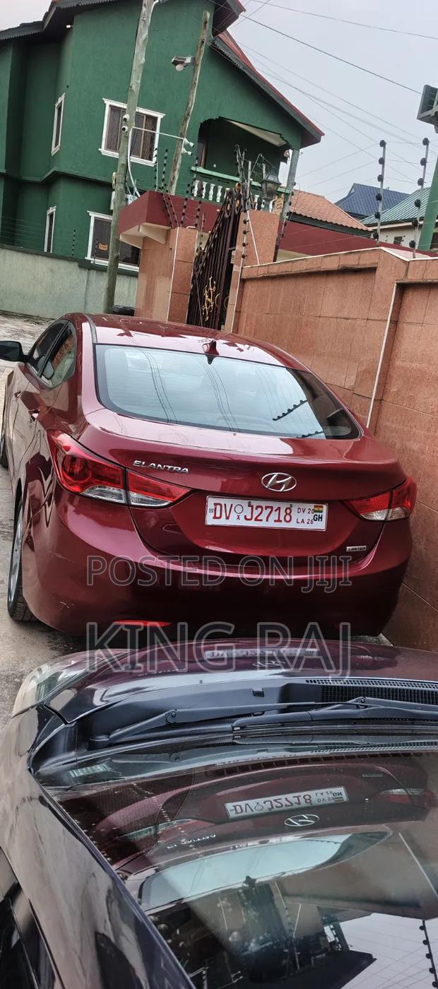 Hyundai Elantra Limited 4dr Sedan (1.8L 4cyl 6A) 2014 Red