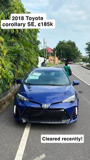 Toyota Corolla SE (1.8L 4cyl 2A) 2018 Blue for sale