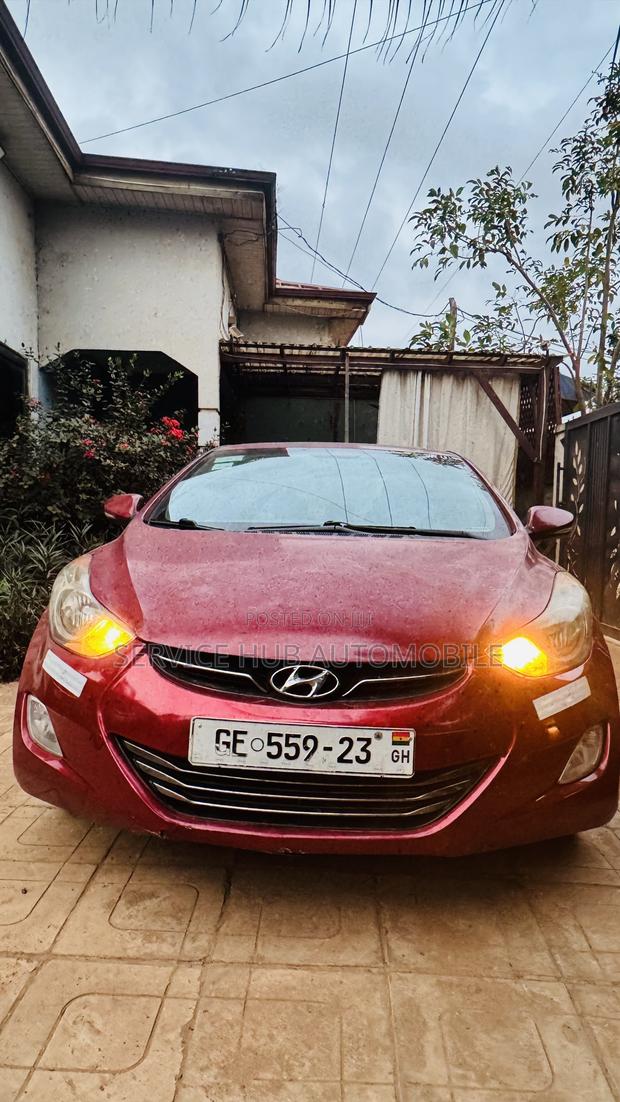 Hyundai Elantra Limited 4dr Sedan (1.8L 4cyl 6A) 2014 Red
