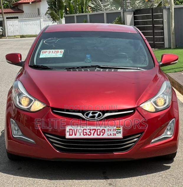 Hyundai Elantra Limited Sedan FWD (1.8L 4cyl 6A) 2016 Red