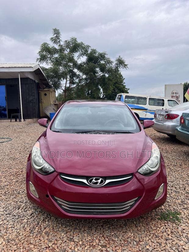 Hyundai Elantra Limited 2011 Red