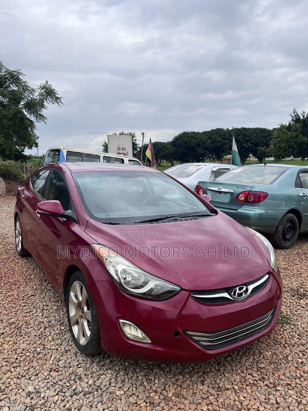 Hyundai Elantra Limited 2011 Red