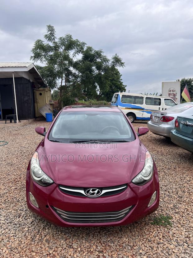 Hyundai Elantra Limited 2011 Red