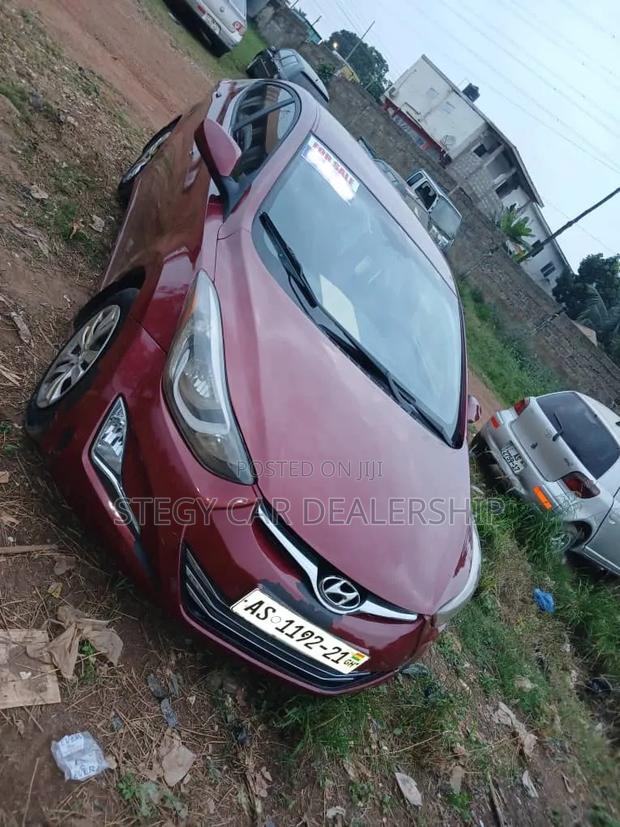 Hyundai Elantra 2013 Red