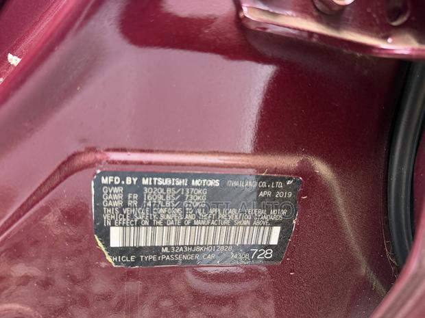 Mitsubishi Mirage 2019 Red