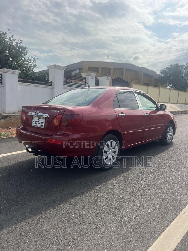 Toyota Corolla S 2006 Red