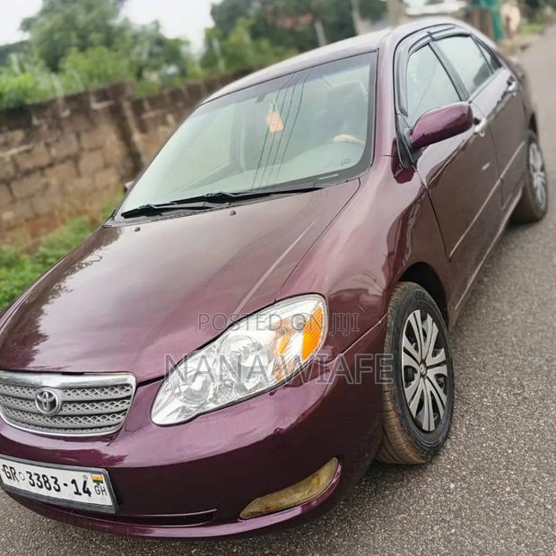 Toyota Corolla 2007 Burgundy