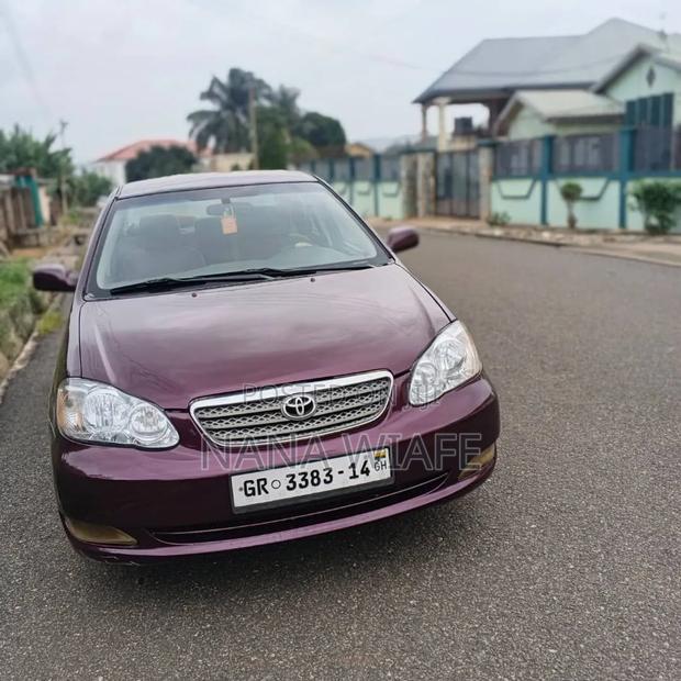 Toyota Corolla 2007 Burgundy