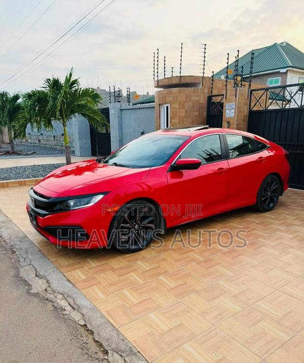 New Honda Civic Sport Sedan 2020 Red