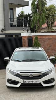 Honda Civic EX-L Sedan 2018 White for sale