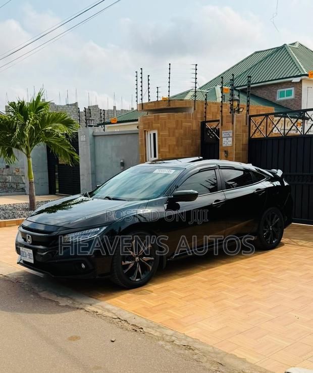New Honda Civic EX Sedan 2020 Black