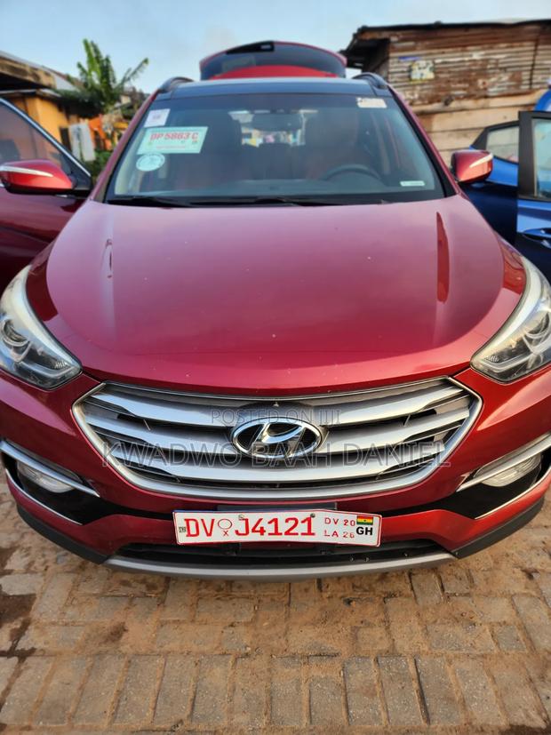 Hyundai Santa Fe 2017 Red