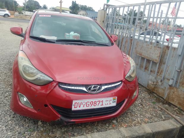 Hyundai Elantra 2013 Red