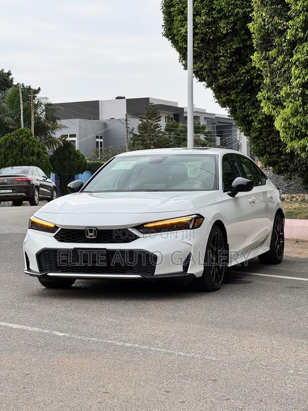 New Honda Civic Sport Hybrid Sedan 2026 White