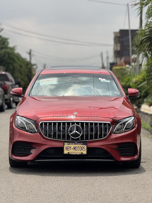 Mercedes-Benz E350 2020 Red
