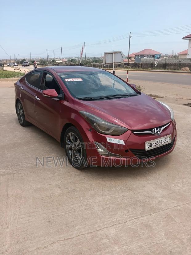 Hyundai Elantra 2013 Red