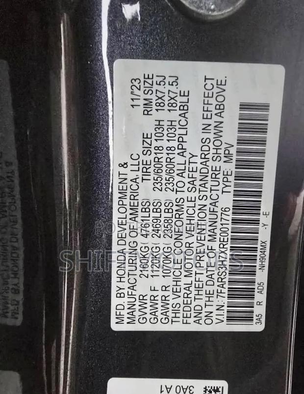New Honda CR-V 2024 Black
