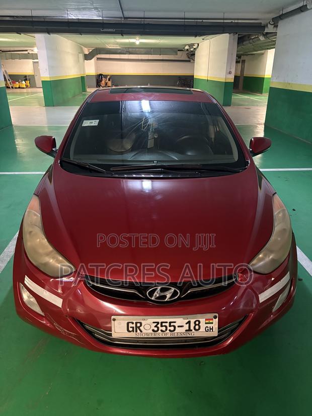 Hyundai Elantra Limited Sedan FWD (1.8L 4cyl 6A) 2016 Red