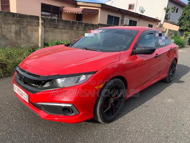 Honda Civic Sport Sedan 2019 Red