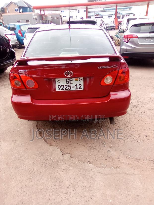 Toyota Corolla 2007 Burgundy