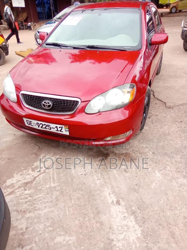 Toyota Corolla 2007 Burgundy