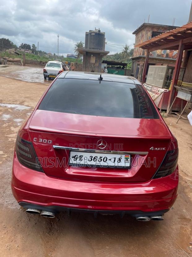 Mercedes-Benz C300 Sport 4Matic Sedan AWD (3.5L 6cyl 7A) 2013 Red