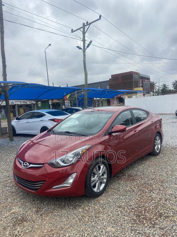 Hyundai Elantra Limited 4dr Sedan (1.8L 4cyl 6A) 2014 Red