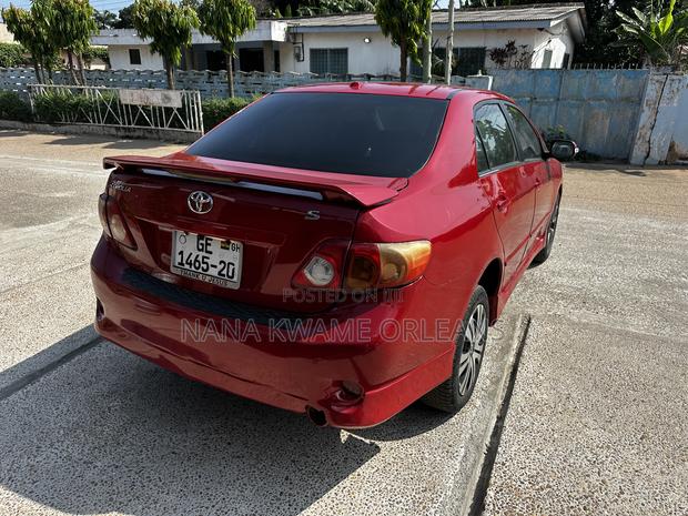 Toyota Corolla S 4dr Sedan (1.8L 4cyl 4A) 2010 Red