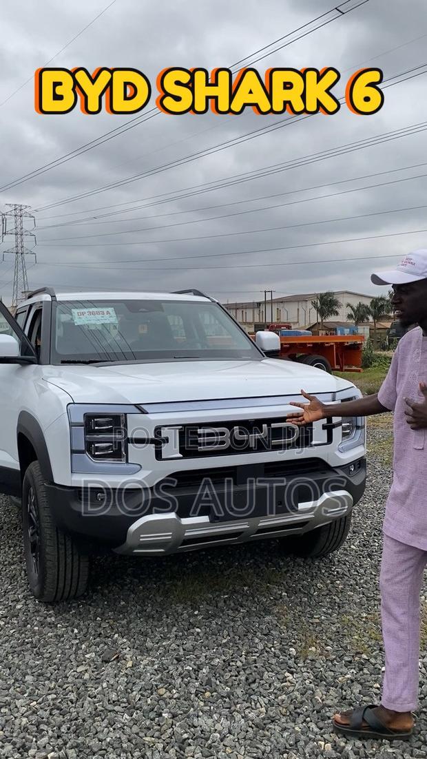 New BYD Shark 6 Shark Pickup 2026 White