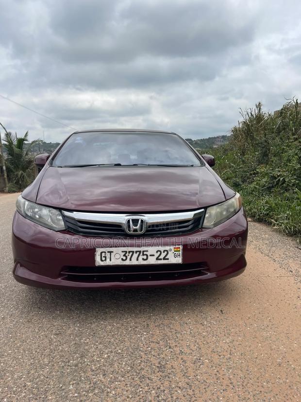 Honda Civic 1.8 5 Door Automatic 2012 Burgundy