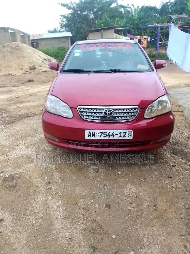 Toyota Corolla 2007 Red